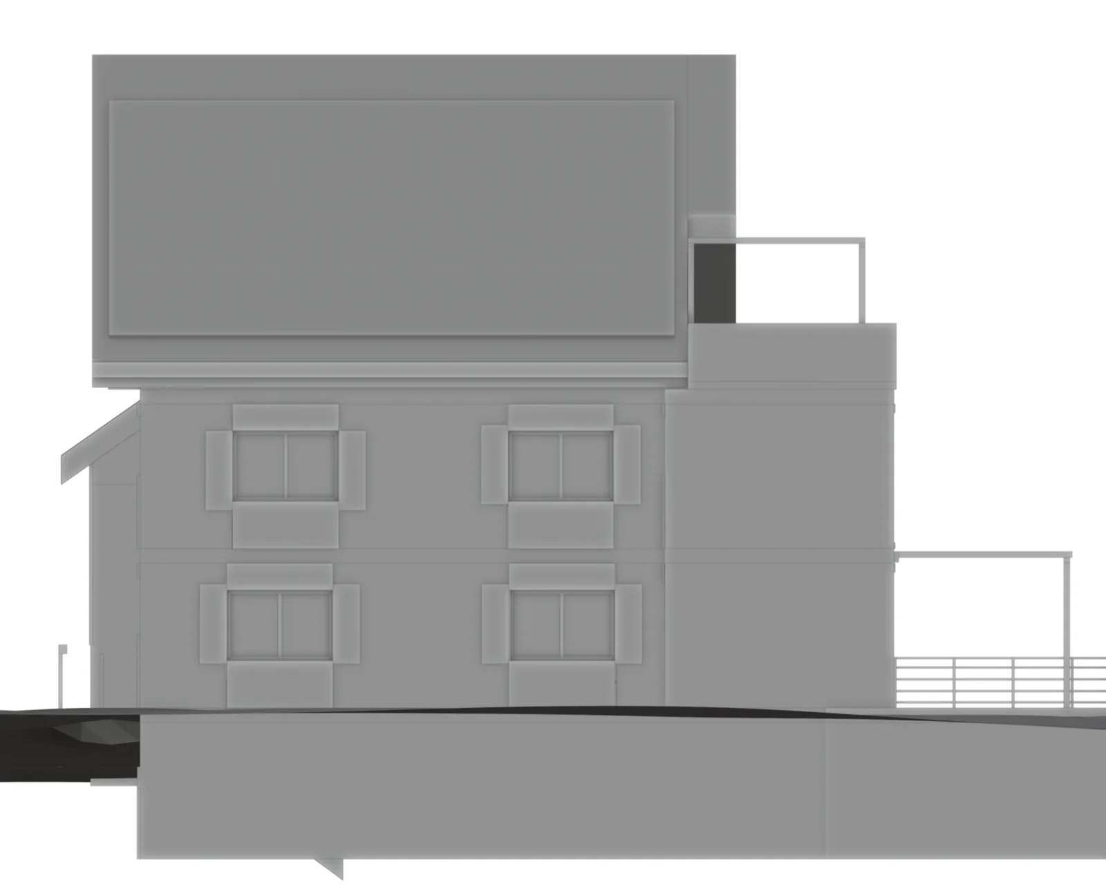 3D-Modell, gleiche Ansicht