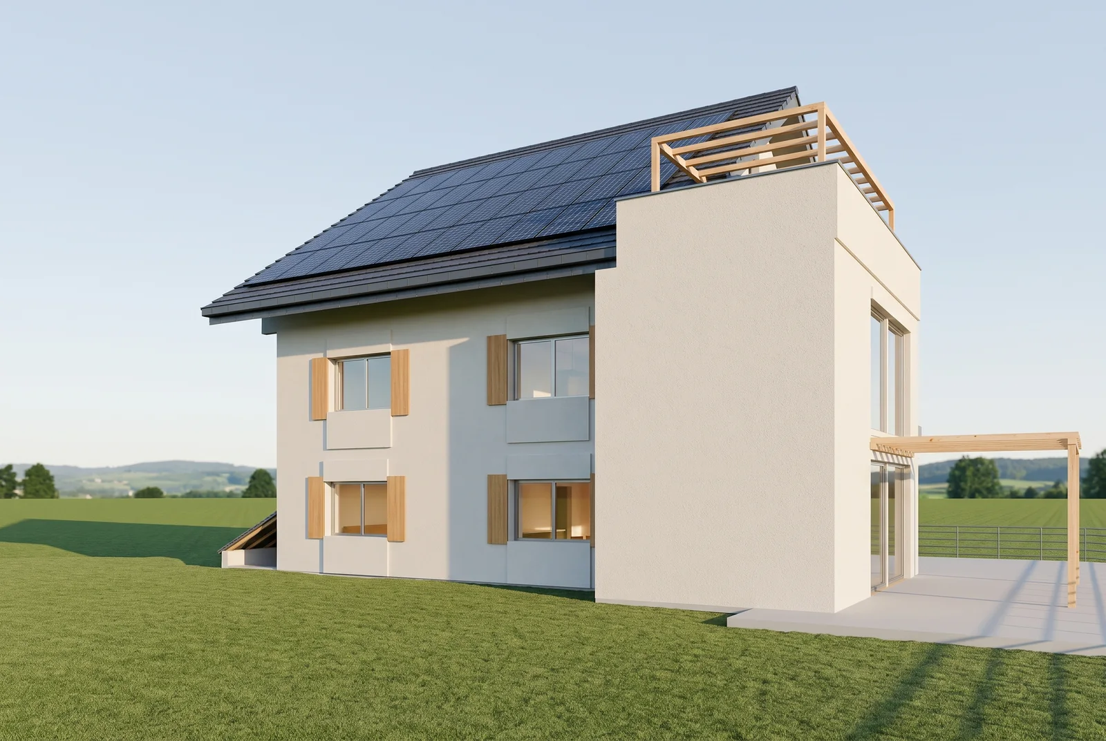 Rendering derselben Ansicht